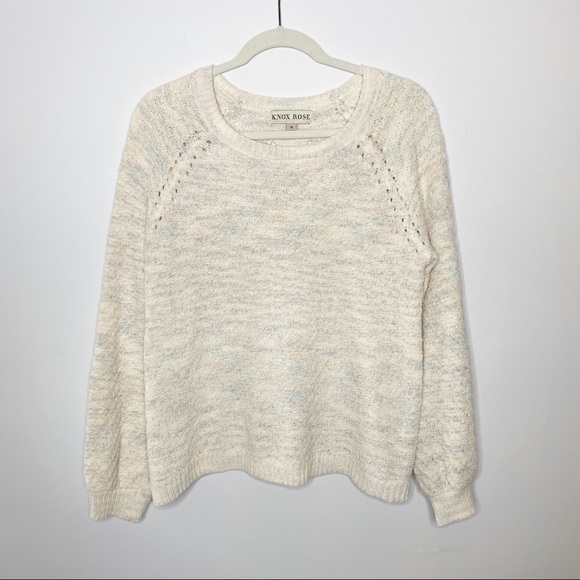 Knox Rose Pastel Crew Neck Sweater M - Picture 1 of 5